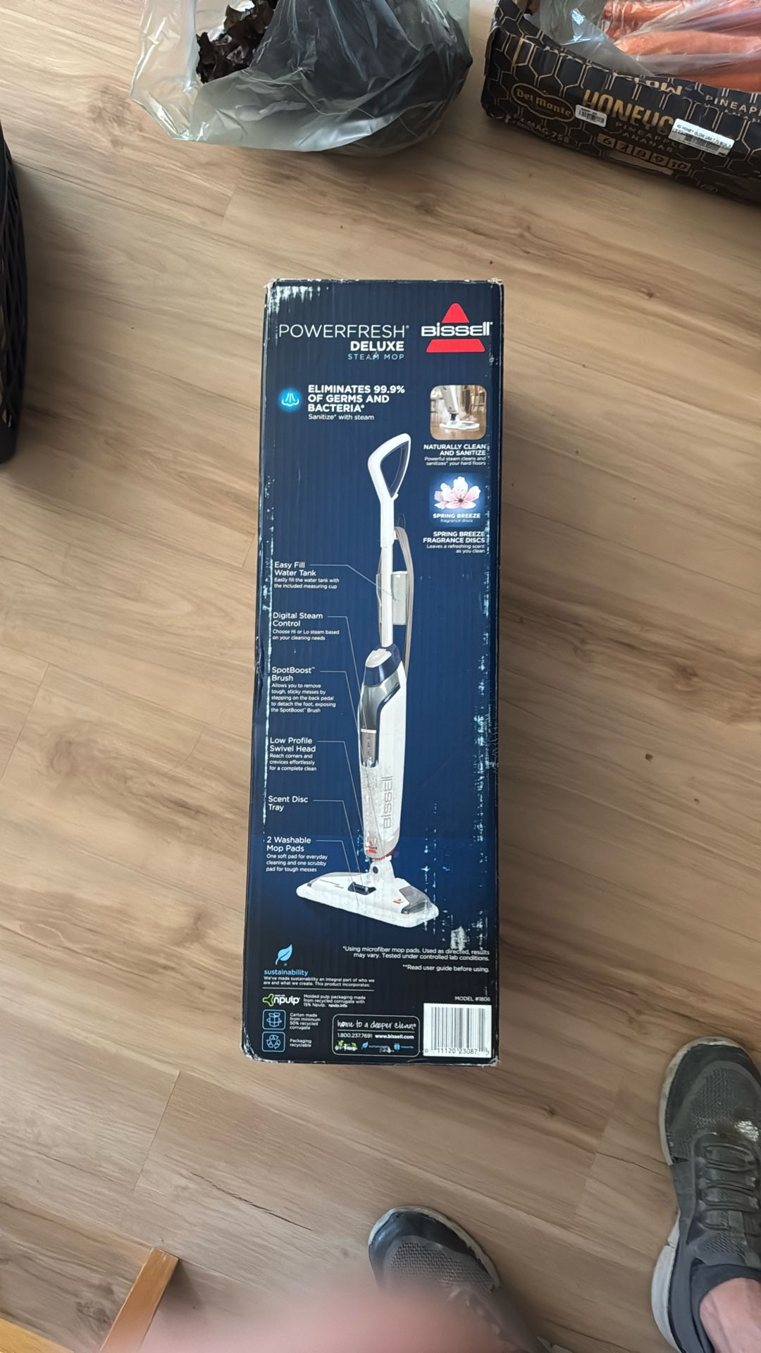 Bissell Deluxe Steam Mop Model #1806 Brand New $75 Only