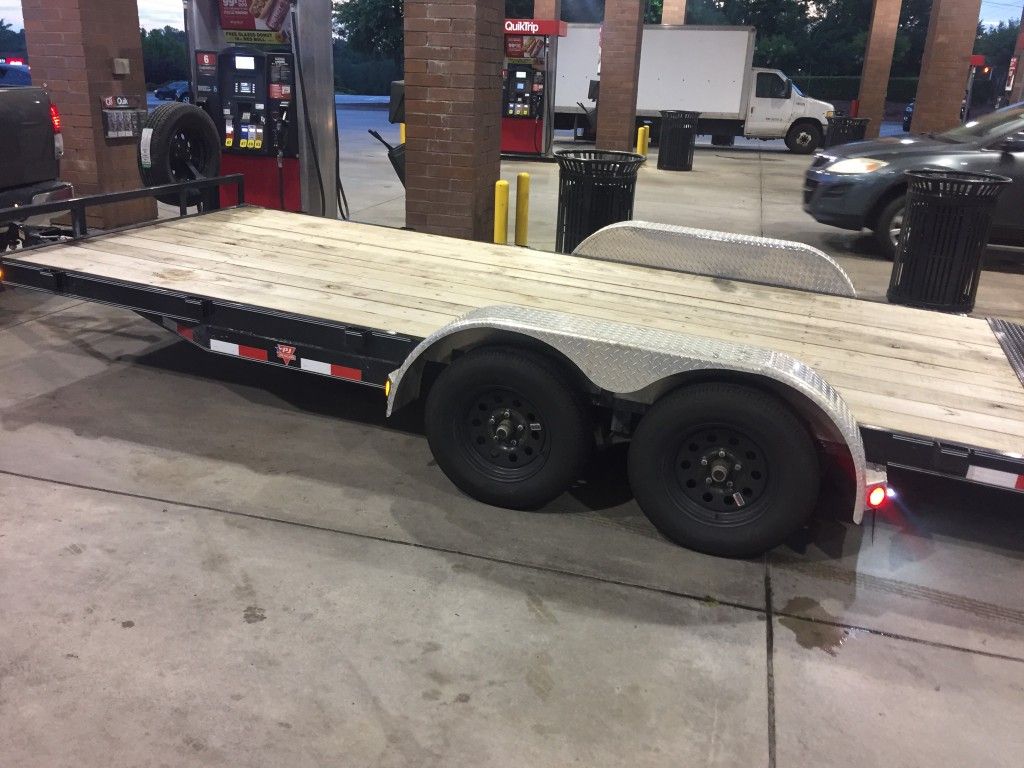 PJ car hauler trailer