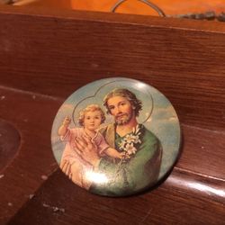 St. Joseph And Baby Button