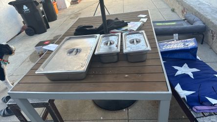 Stainless Steel Containers 3 Pc