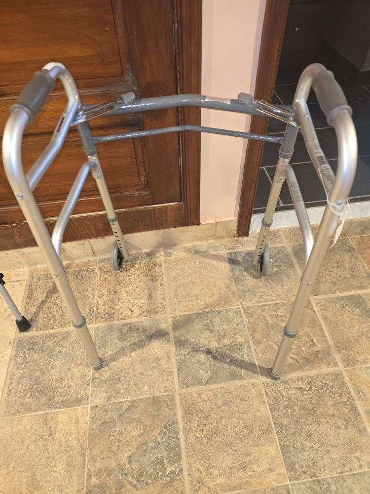 Walker And Walking Stick