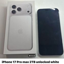 IPhone 17 Pro max 2T