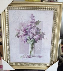 Lilac Portrait Framed