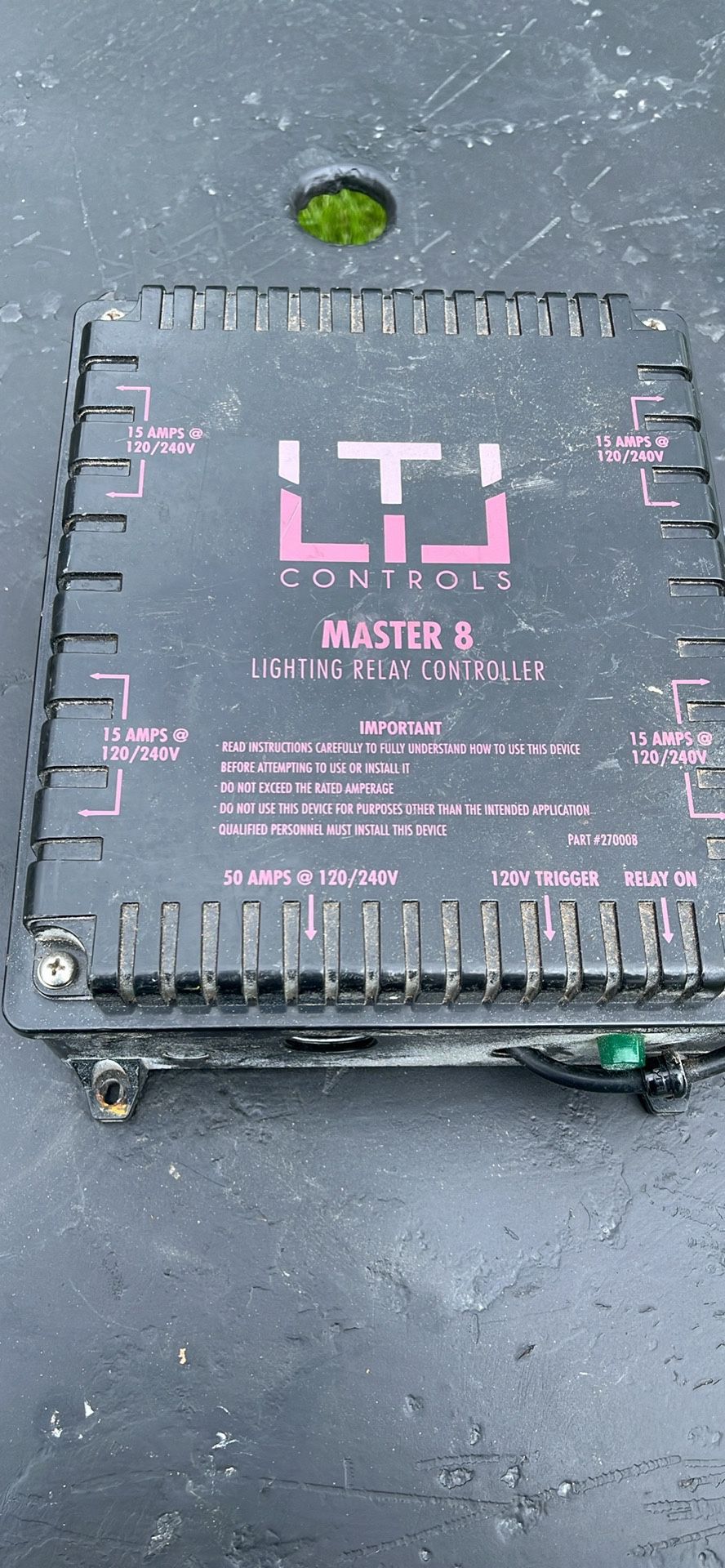 Master 8 Lighting Relay controller