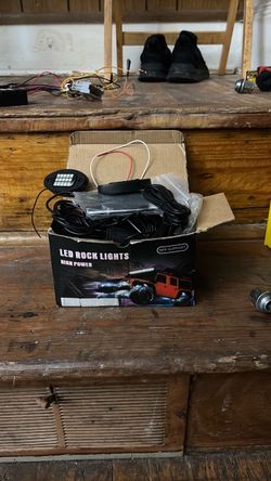 LED rock lights, high power output for trucks and SUVs