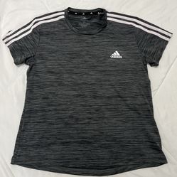 Adidas Primegreen Aeroready Tennis T-Shirt women’s Medium Gray
