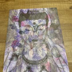 Nicole Cochener Original Artwork (16 x 20) - Listening to the Sound of the Earth