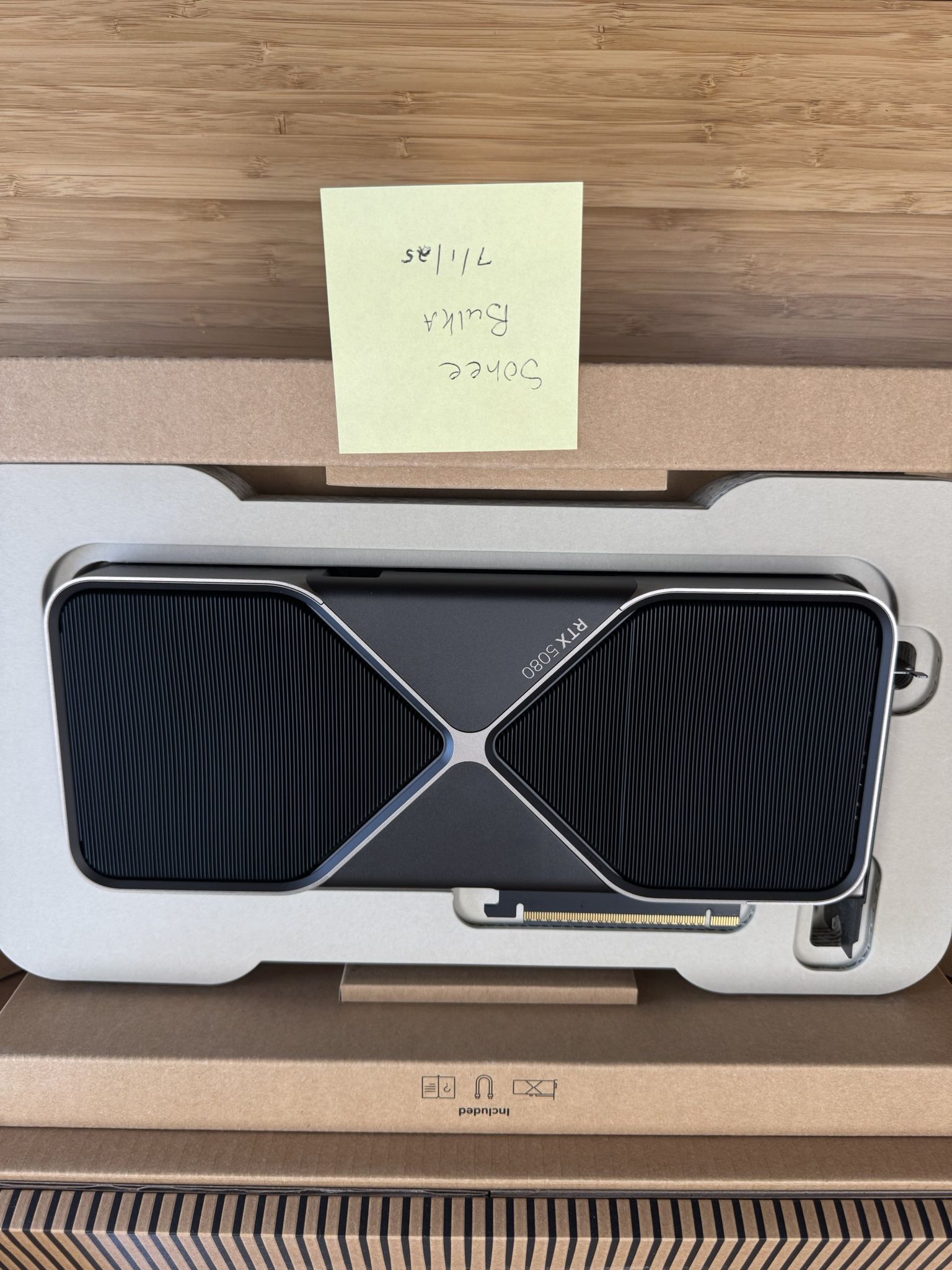 NVIDIA GeForce RTX 5080 Founders Edition