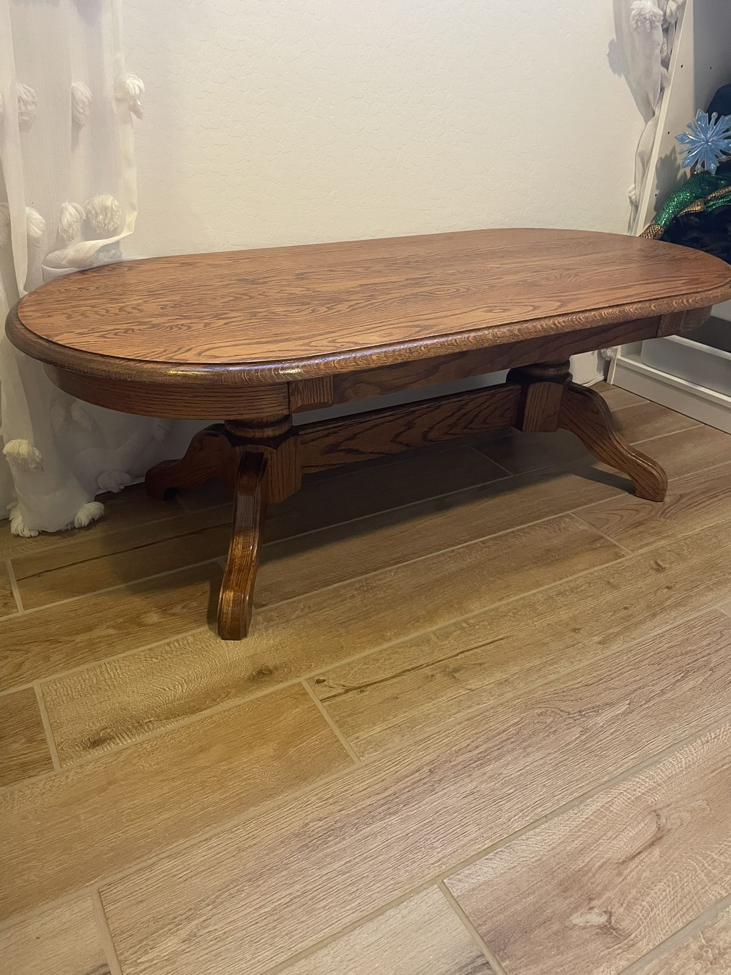 Solid Oak Coffee Table