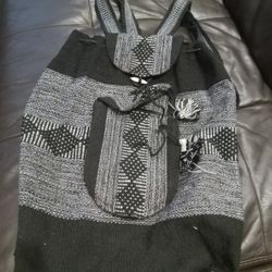 Hand Made Woven Backpack 