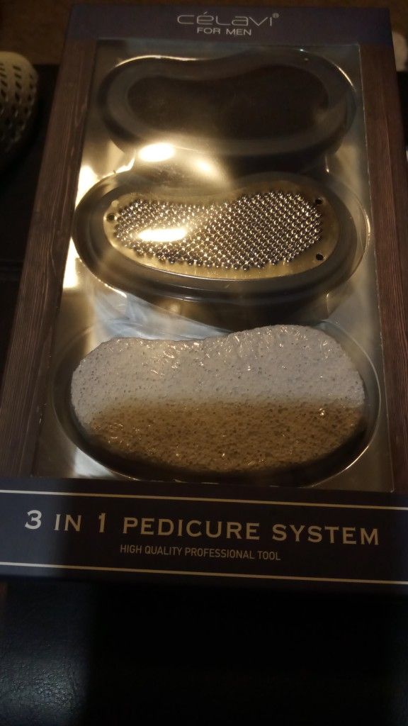 3 PIECE PEDICURE SET FOR MEN