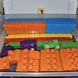 Building Blocks With Storage Tub. $10.