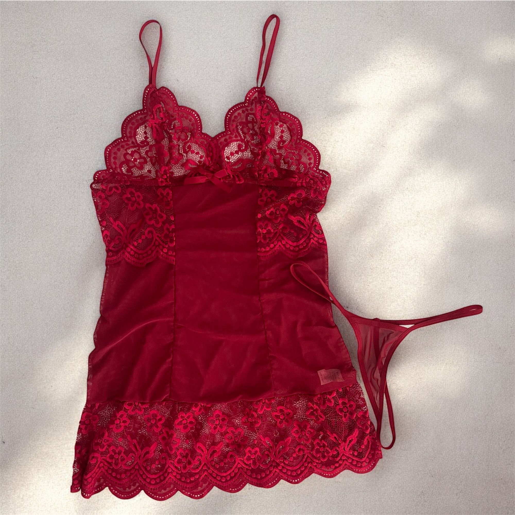 NEW/NUEVO thong lingerie set M & L & XL /lencería de tanga M y L y XL