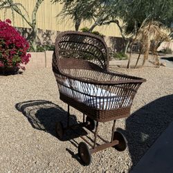 Vintage Baby Bassinet Stroller 