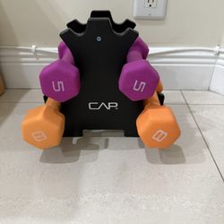 Dumbbell Weight Set With Rack