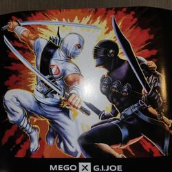 Mego GI Joe Classified Ninjas Snake Eyes And Storm Shadow