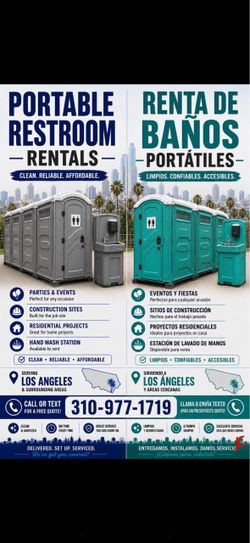 Portable restrooms