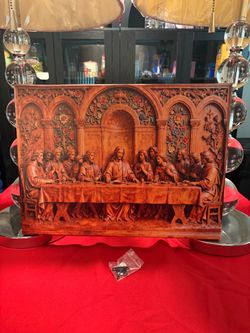 Last Supper 3D Relief Wall Plaque