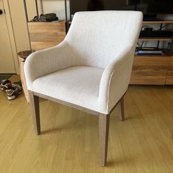 West Elm White Chair