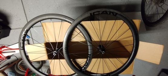 ICAN Alpha 40 Pro Carbon Road Bike Wheelset 700C 1421g/3.13lbs 25mm Width  in US