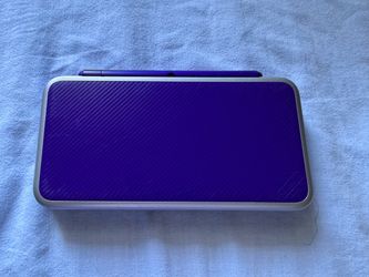 Purple and Silver Nintendo 2DS XL