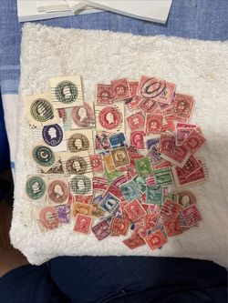 Antique US postal stamps