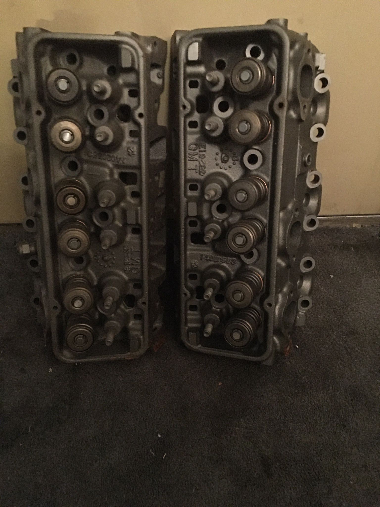 A Set Of Factory V6-Chevy Heads 3.8 liter 229-cubic Inch Totally Reconditioned Ready To Bolt On For G Body Car 1978/1987-$100.00