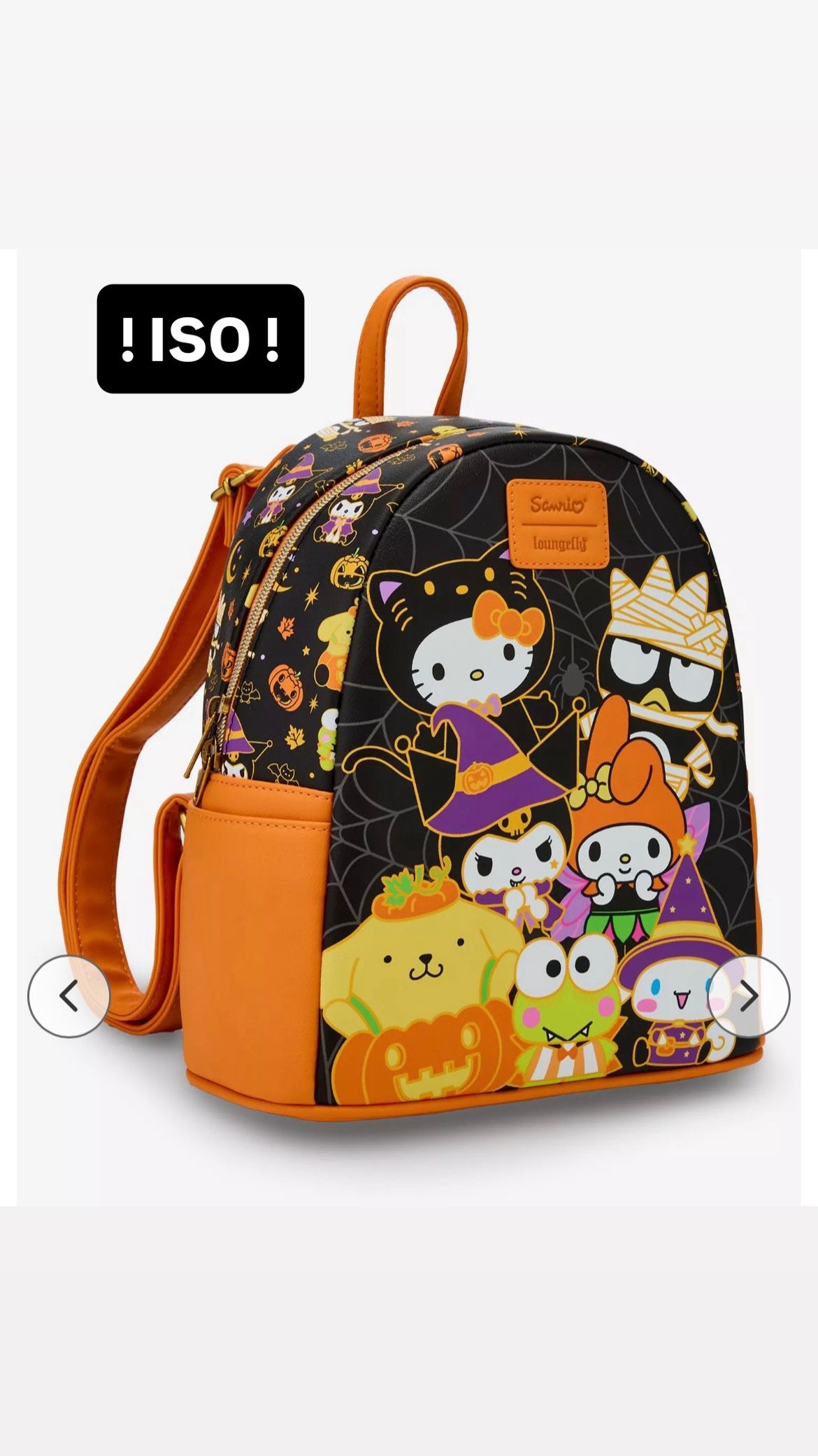 Hello Kitty Halloween Backpack 