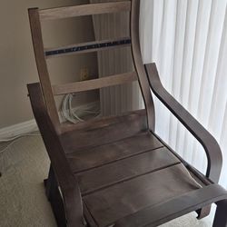 Ikea Poang Chair And Footstool Frame