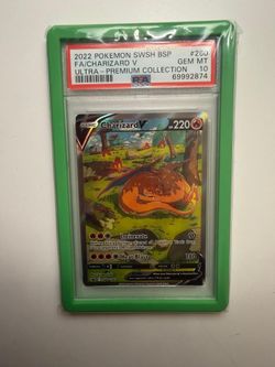 2022 POKÉMON SWSH BSP FA/CHARIZARD V ULTRA-PREMIUM COLLECTION #260-PSA 10