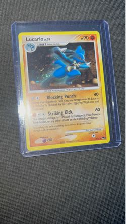 Pokemon Cards Pop Series 8 Lucario Holo