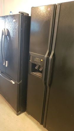 Black refrigerators