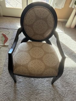 Solid wood upholstered chair