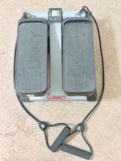 Sunny Health & Fitness Mini Stepper with Resistance Bands