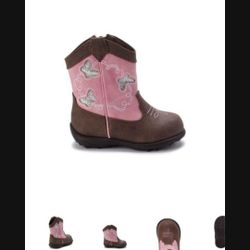 Wonder Nation Cutie Cowboy cowgirl Boots infant Baby girls Size 3