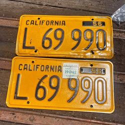 CALIFORNIA YOM PLATES
