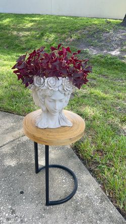 Woman Face Head Planter Pot
