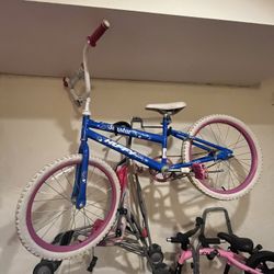 Pink And Blue Bike