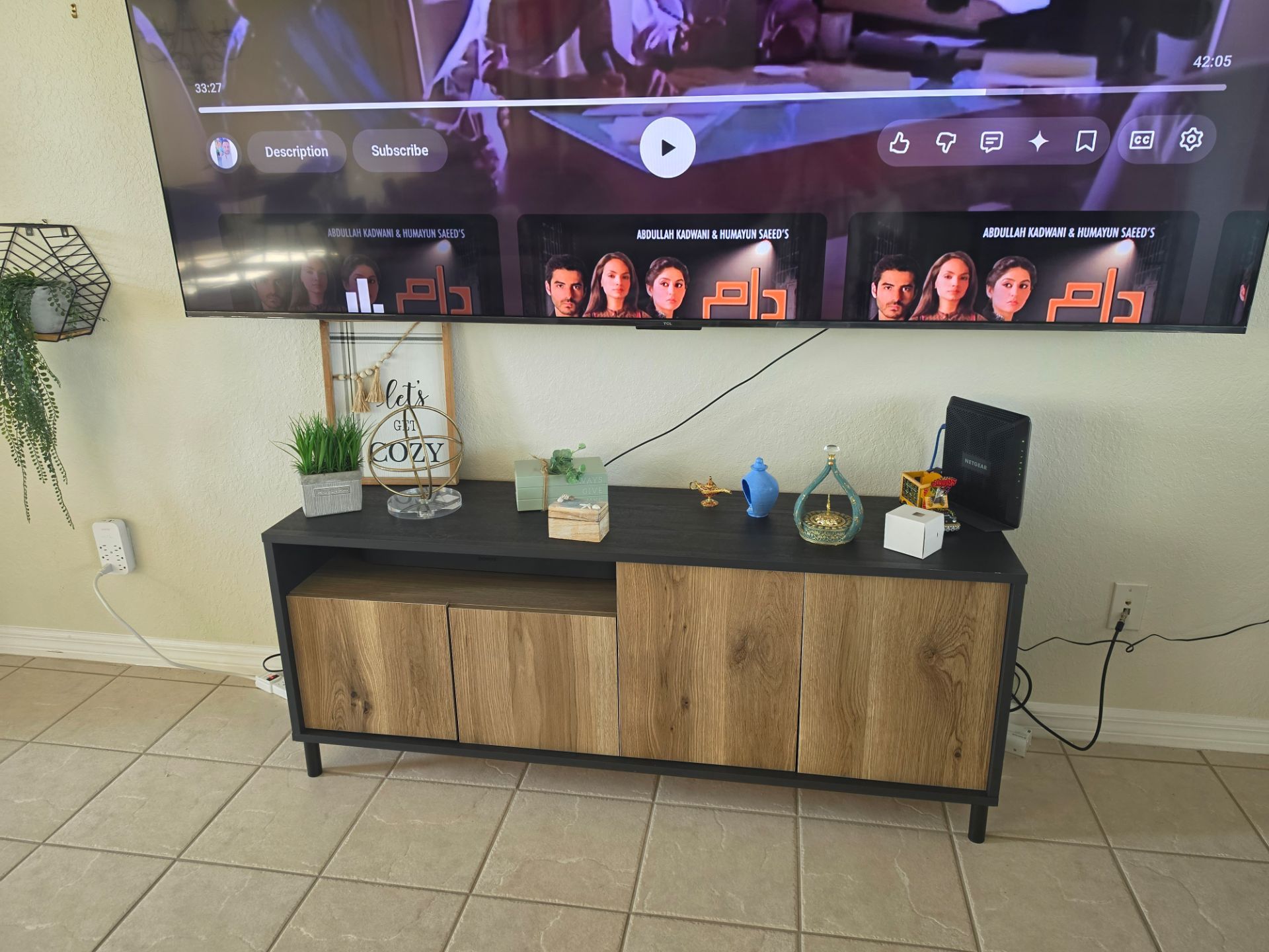 TV console table