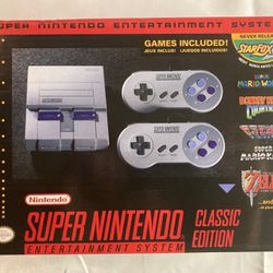 BRAND NEW! SNES Mini Classic Video  Game System  with 21 Games