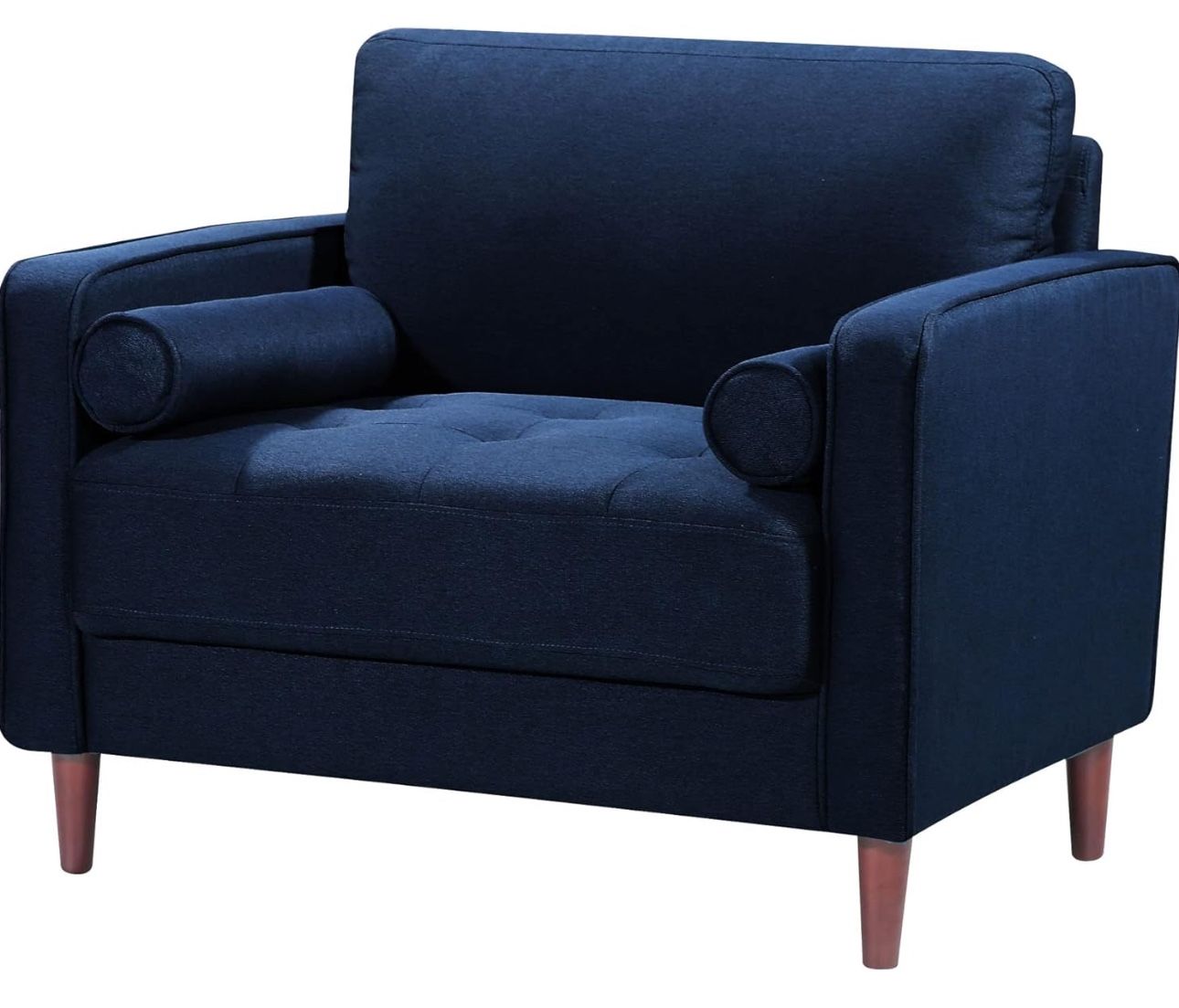 Lifestyle Solutions Lexington Armchair, Navy Blue