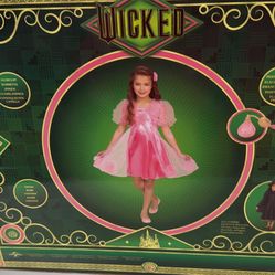 Wizard of Oz Wicked Glinda Popular Dress Up Set SIZE 4-6x-NEW