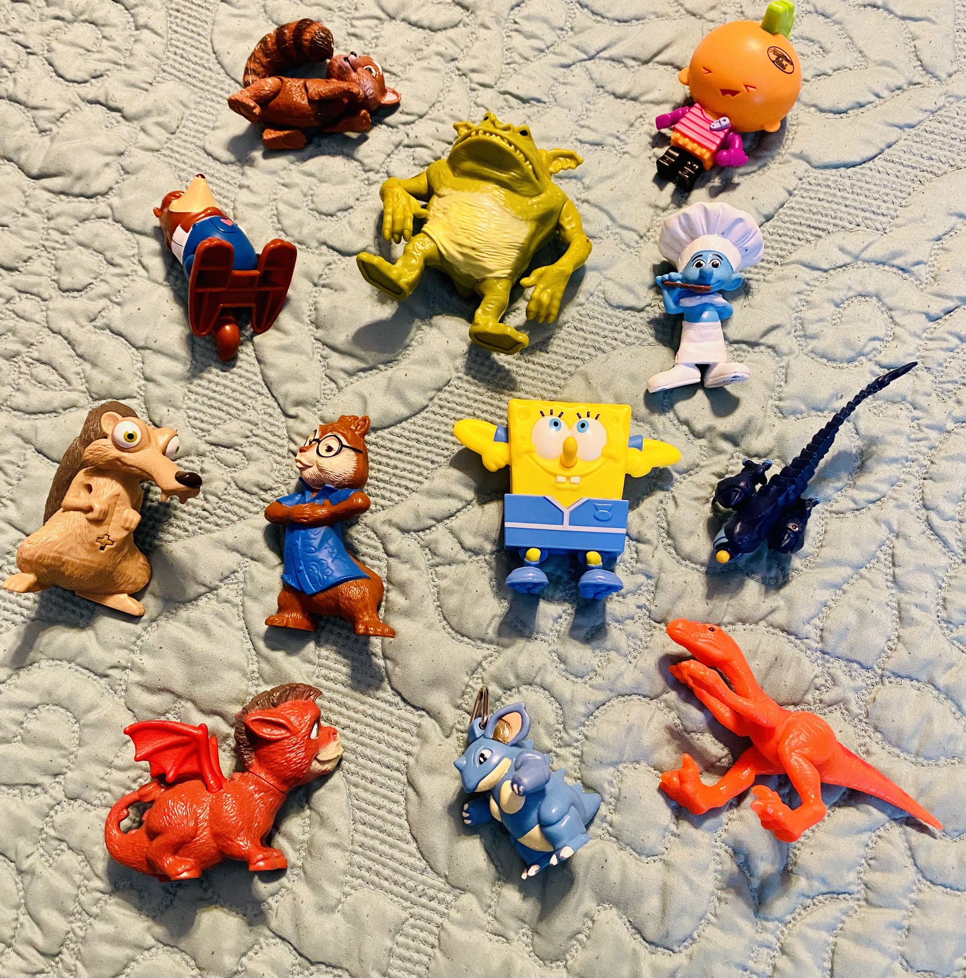 12 Collectible McDonald Happy Meal Toys