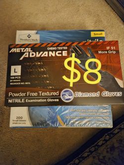 Large Gloves Black Motor Oil