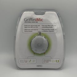 NEW Griffin iMic USB External Sound Card 2004 PC MAC T3041LL/A With CD-R Drive