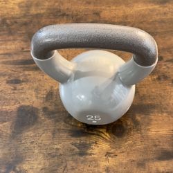 Kettlebell 25lbs Gray All In Motion Iron Weight