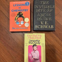 Popular Book Bundle – I’m Glad My Mom Died, Lessons in Chemistry & Addie LaRue
