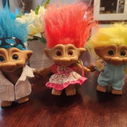Lot Of 17 Trolls - Russ, TNT, Ace Novelty 