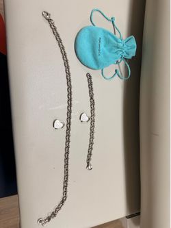 Tiffany’s Bracelet and necklace with detachable charms