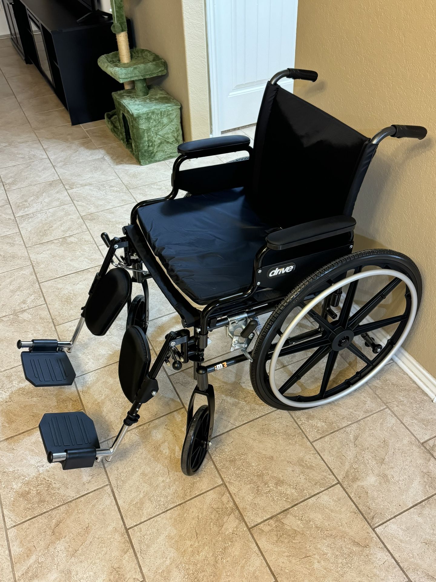 NEW Drive M3 Wheelchair 20” W/Elevated Leg Rests